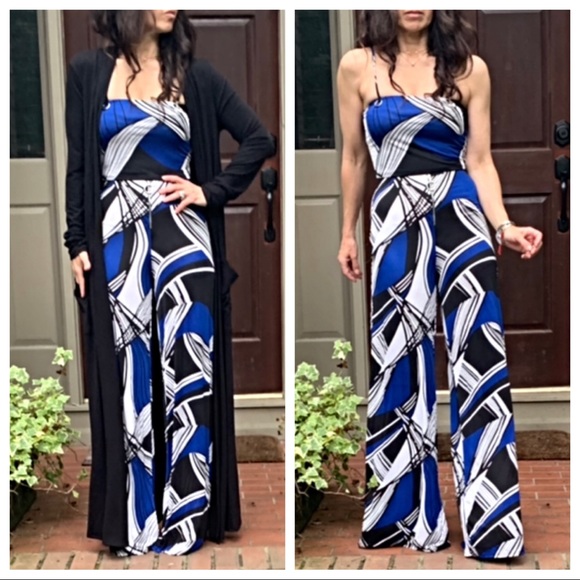 ✨LAST ONE✨Retro chic top and wide leg pants set - Picture 3 of 3